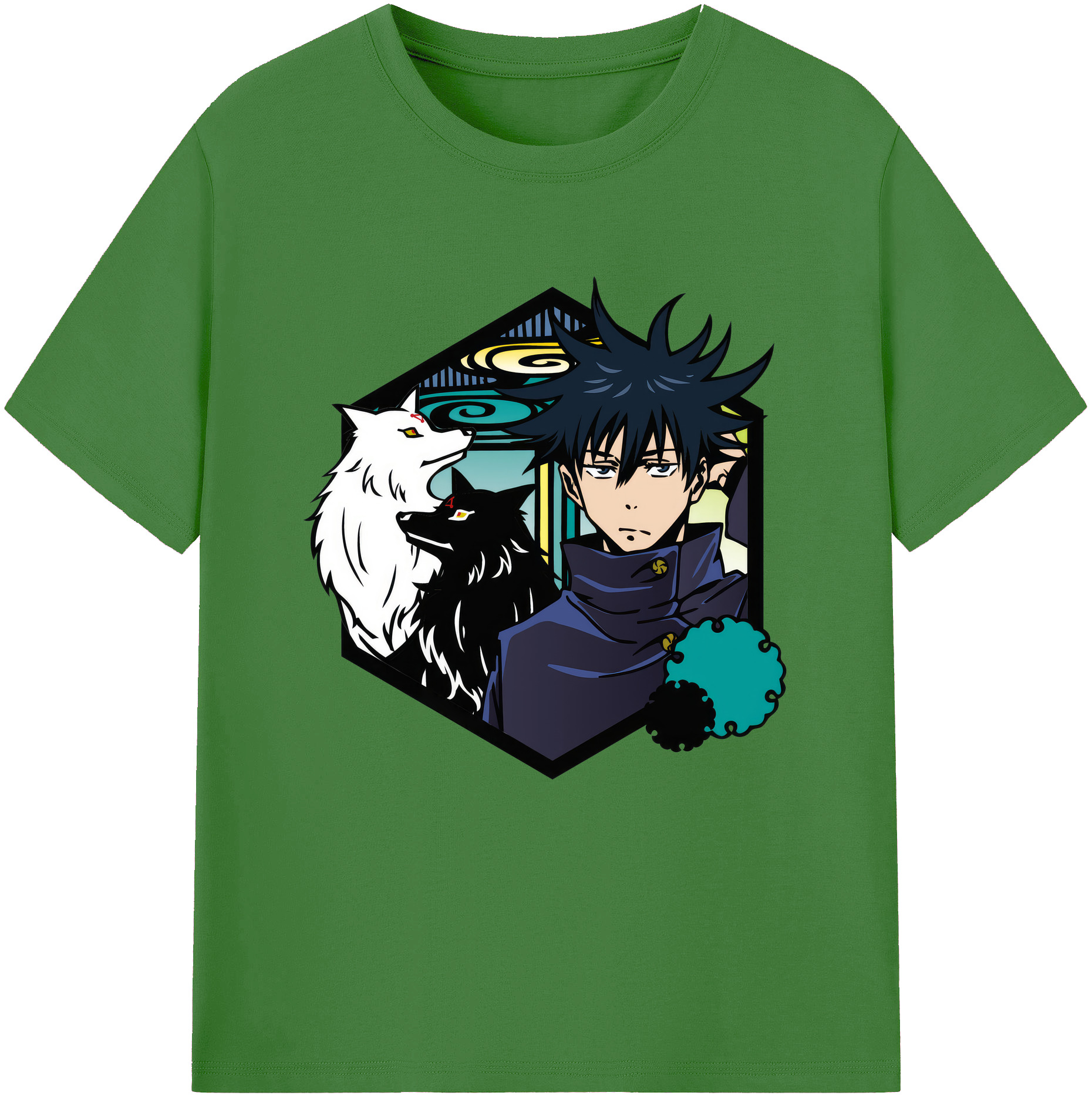 （画像用） 呪術廻戦 Jujutsu Kaisen レディースカジュアルプリントTシャツ（綿100％）